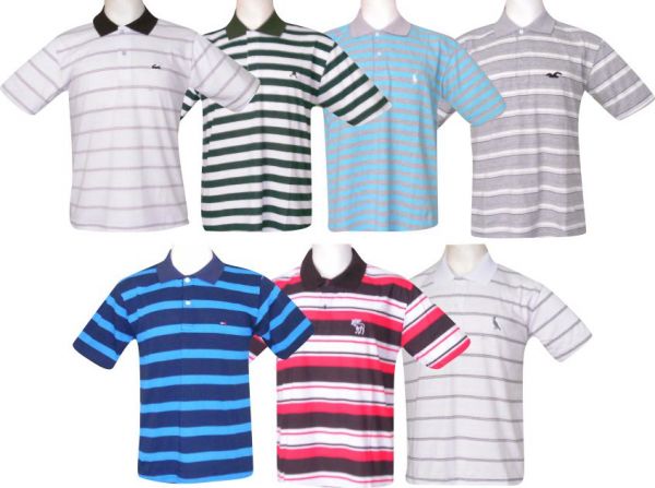 Camisetas Polo Listrada